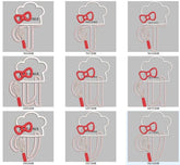 Chef Hat Alphabet Embroidery Pack – Playful Cooking-Themed Monogram Letters with Whisk & Bow - FineryEmbroidery